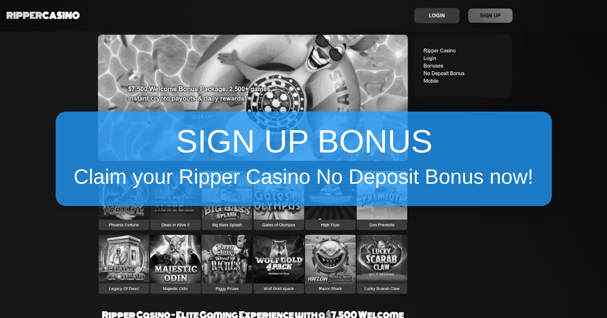 Ripper Casino Bonus - Verified No Deposit Bonus Australia 2026